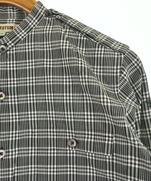 FACTOTUM（ファクトタム）カジュアルシャツ 黒 サイズ:46(M位) メンズ/2200638699333