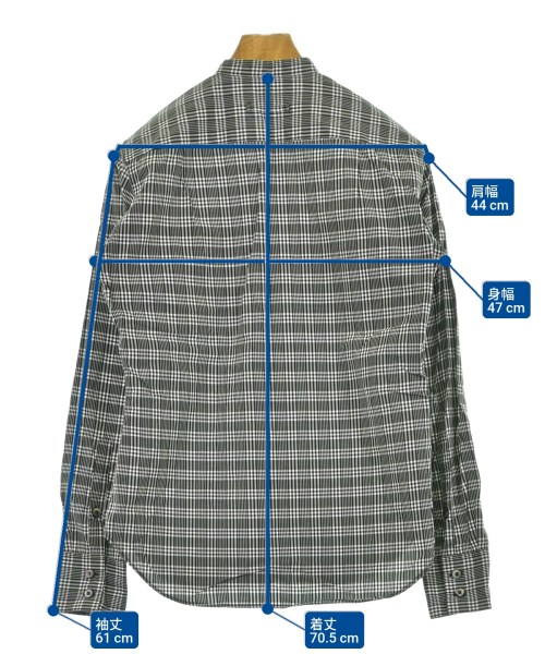 FACTOTUM（ファクトタム）カジュアルシャツ 黒 サイズ:46(M位) メンズ/2200638699333