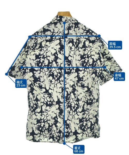 FACTOTUM（ファクトタム）カジュアルシャツ 紺 サイズ:46(M位) メンズ/2200638699340