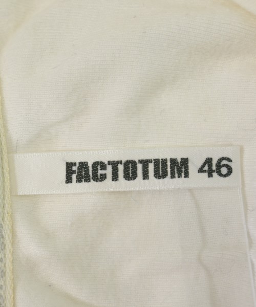 FACTOTUM（ファクトタム）Tシャツ・カットソー 白 サイズ:46(M位) メンズ/2200638699425