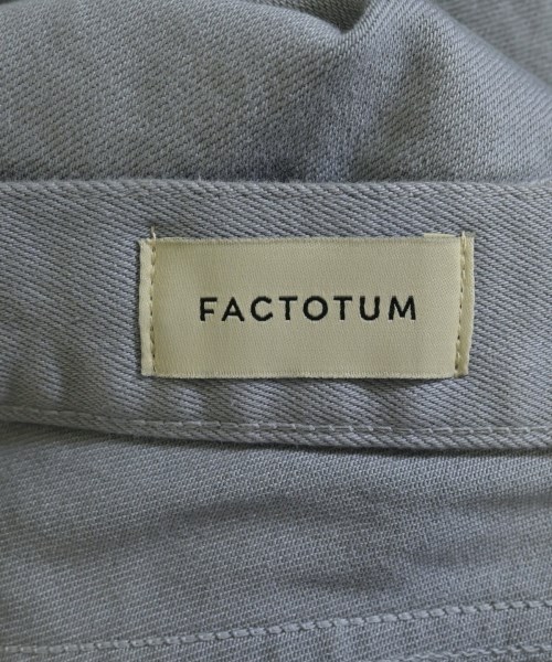 FACTOTUM（ファクトタム）デニムパンツ グレー サイズ:36(S位) レディース/2200636134485