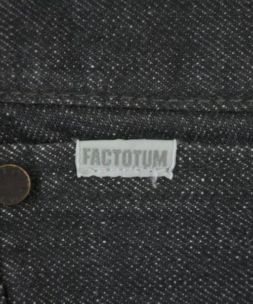 FACTOTUM（ファクトタム）デニムパンツ 黒 サイズ:31(M位) メンズ/2200643441064