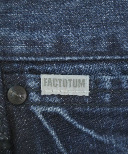 FACTOTUM（ファクトタム）デニムパンツ 紺 サイズ:31(M位) メンズ/2200643441088