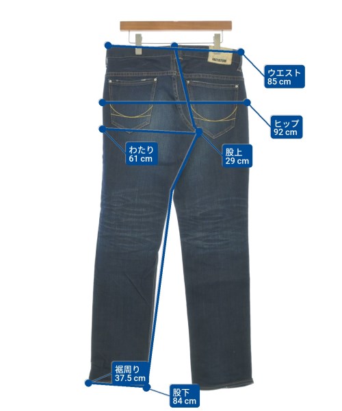 FACTOTUM（ファクトタム）デニムパンツ 紺 サイズ:31(M位) メンズ/2200643441101