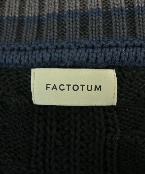 FACTOTUM（ファクトタム）ニット・セーター 黒 サイズ:44(S位) メンズ/2200706756012