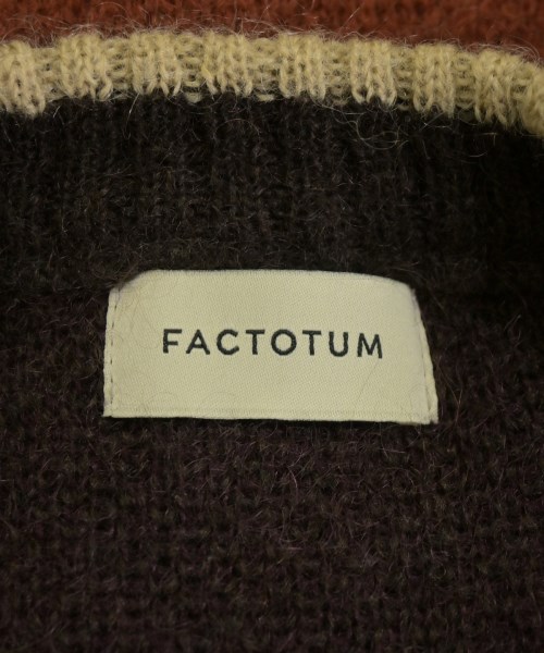 FACTOTUM（ファクトタム）ニット・セーター 茶 サイズ:46(M位) メンズ/2200679766018