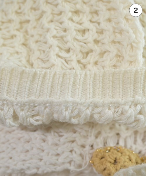 KTZ（ケーティーゼット）カーディガン 白 サイズ:M レディース/2200662097075