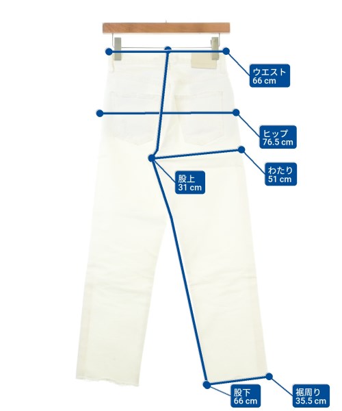 Citizens of humanity（シチズンズオブヒューマニティー）デニムパンツ 白 サイズ:23(XS位) レディース/2200631896180