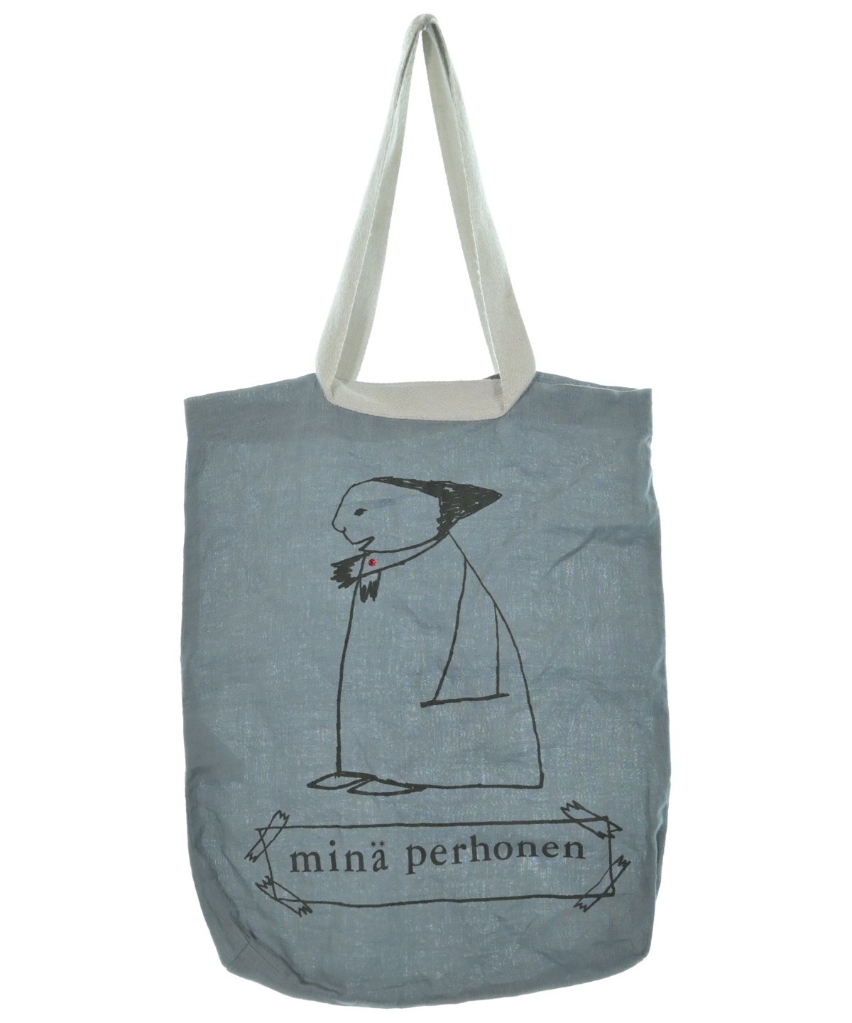 mina perhonen（ミナペルホネン）トートバッグ 青 サイズ:- レディース