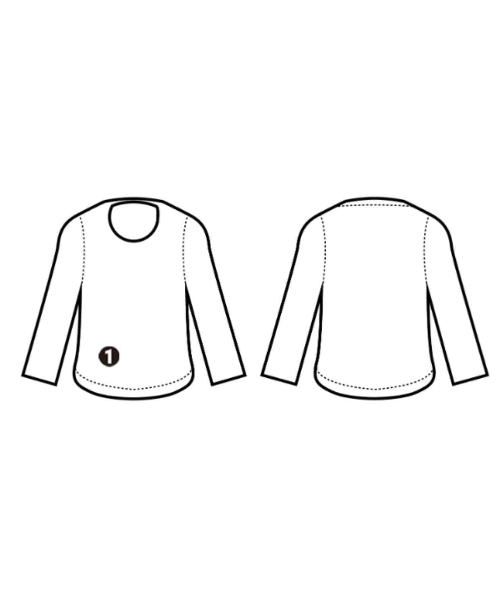 mina perhonen（ミナペルホネン）Tシャツ・カットソー グレー サイズ:36(S位) レディース/2200637466035