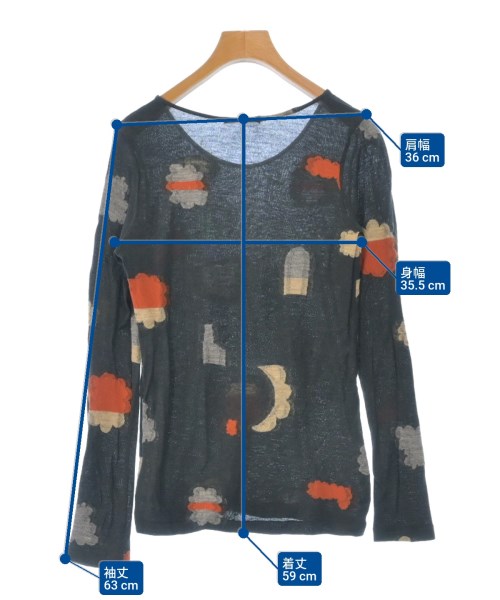 mina perhonen（ミナペルホネン）Tシャツ・カットソー グレー サイズ:36(S位) レディース/2200637466035