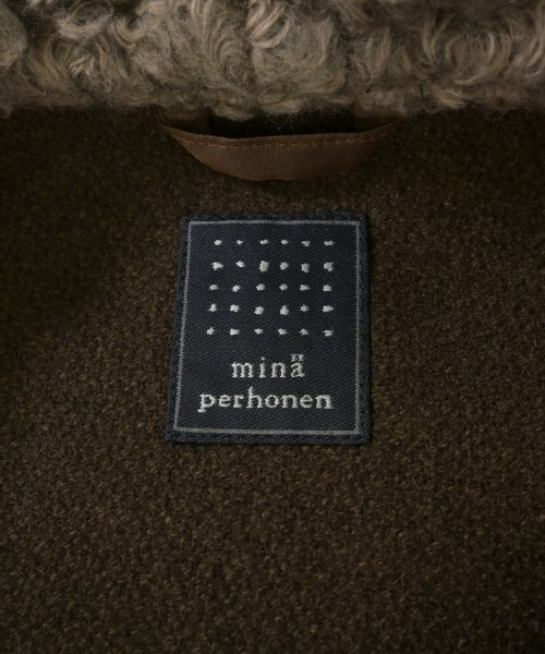 mina perhonen（ミナペルホネン）ダッフルコート 茶 サイズ:38(M位) レディース/2200610347276