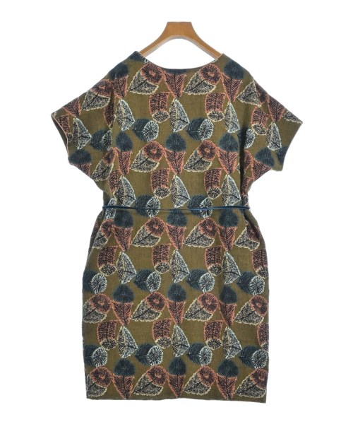 mina perhonen（ミナペルホネン）ワンピース 茶 サイズ:36(S位) レディース/2200610347382