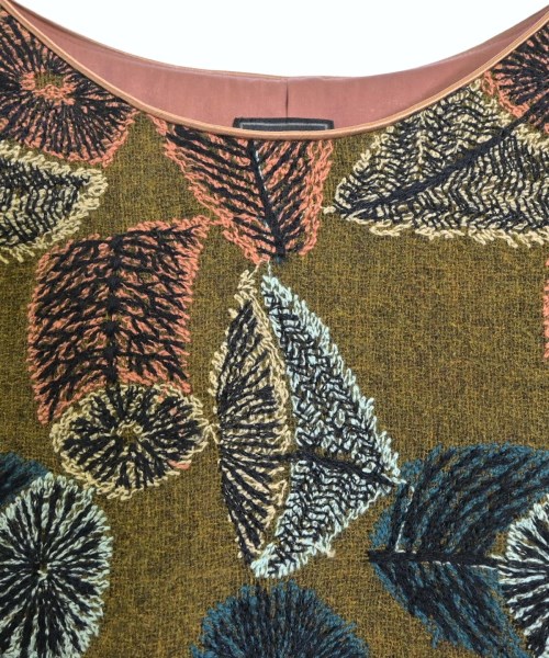 mina perhonen（ミナペルホネン）ワンピース 茶 サイズ:36(S位) レディース/2200610347382