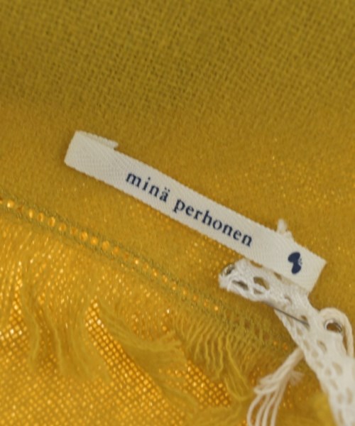 mina perhonen（ミナペルホネン）マフラー 黄 サイズ:- レディース/2200610347399