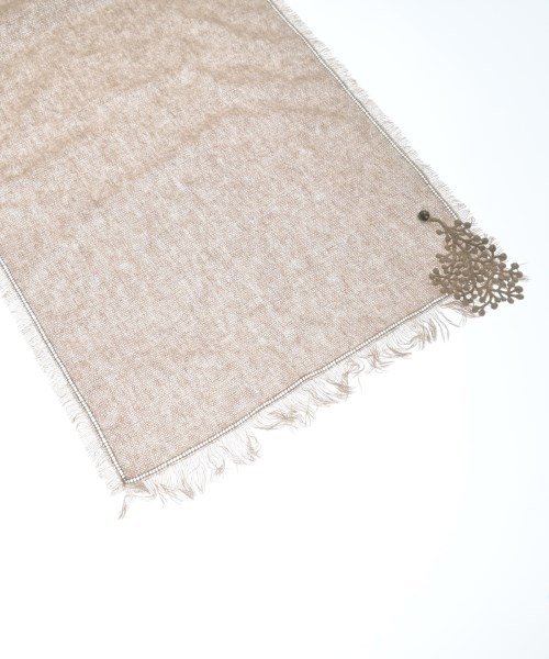 mina perhonen（ミナペルホネン）マフラー 茶 サイズ:- レディース/2200610347405