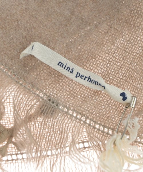 mina perhonen（ミナペルホネン）マフラー 茶 サイズ:- レディース/2200610347405