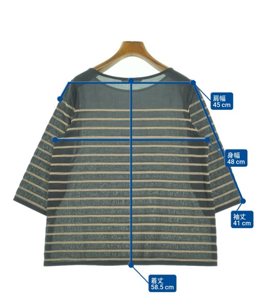 mina perhonen（ミナペルホネン）ブラウス グレー サイズ:40(M位) レディース/2200610347429