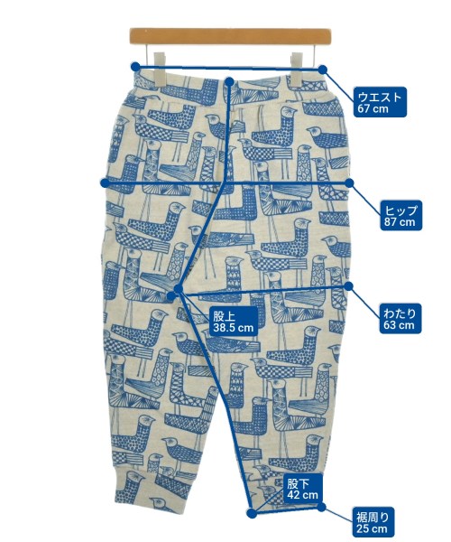 mina perhonen（ミナペルホネン）スウェットパンツ 白 サイズ:38(M位) レディース/2200612537682