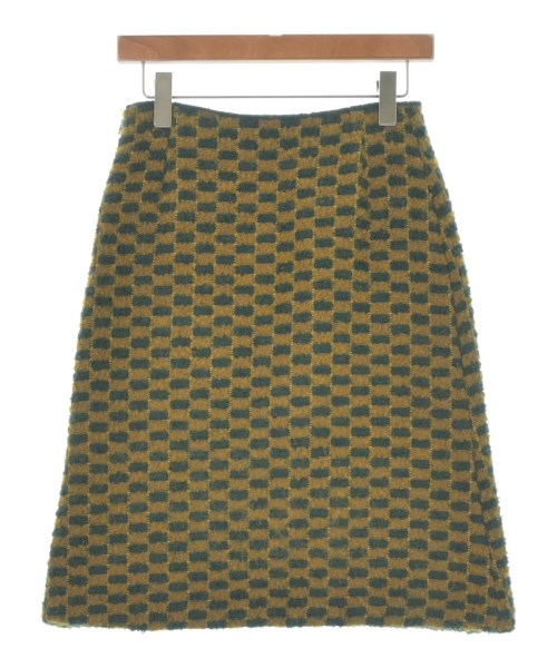 mina perhonen（ミナペルホネン）ひざ丈スカート カーキ サイズ:36(S位) レディース/2200619753047