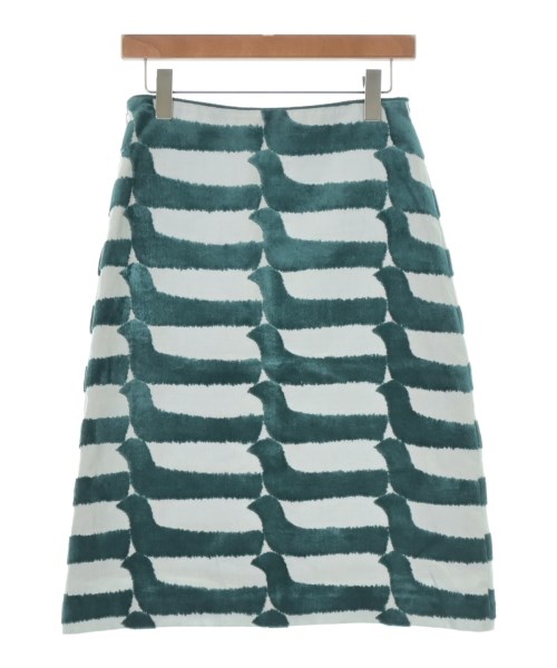 mina perhonen（ミナペルホネン）ロング・マキシ丈スカート 緑 サイズ:36(S位) レディース/2200639714028