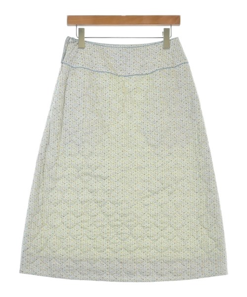 mina perhonen（ミナペルホネン）ロング・マキシ丈スカート 白 サイズ:38(M位) レディース/2200640117030