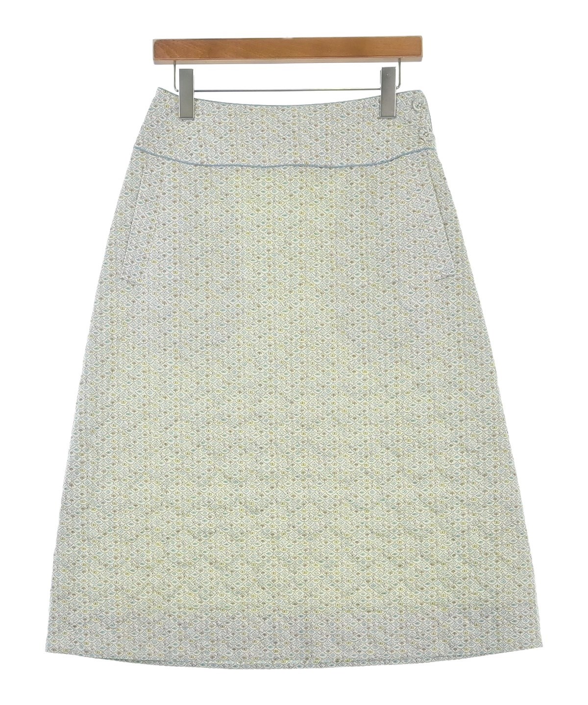 mina perhonen（ミナペルホネン）ロング・マキシ丈スカート 白 サイズ