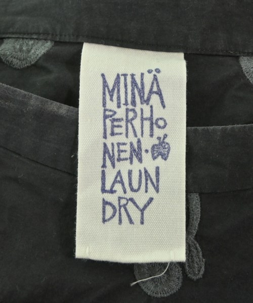 mina perhonen（ミナペルホネン）ブラウス 黒 サイズ:36(S位) レディース/2200627501371