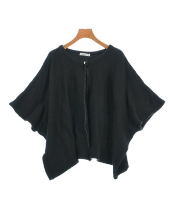 ミナペルホネン　黒いVネックベスト mina perhonen（ミナペルホネン）ベスト 黒 サイズ:F レディース