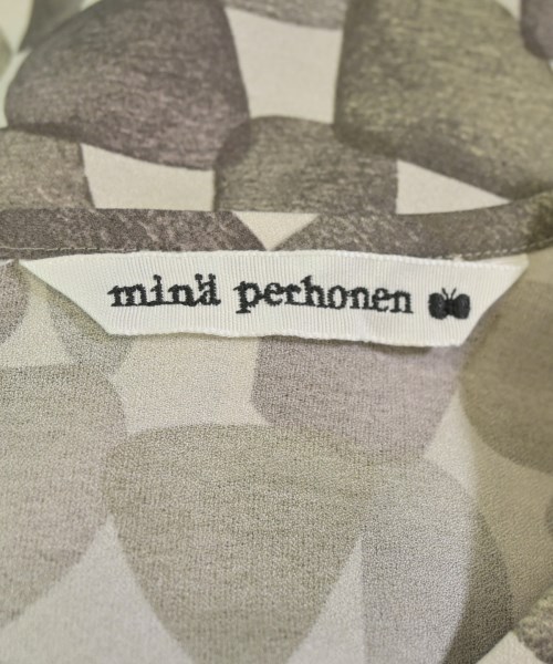 mina perhonen（ミナペルホネン）カジュアルシャツ 茶 サイズ:36(S位) レディース/2200642203014