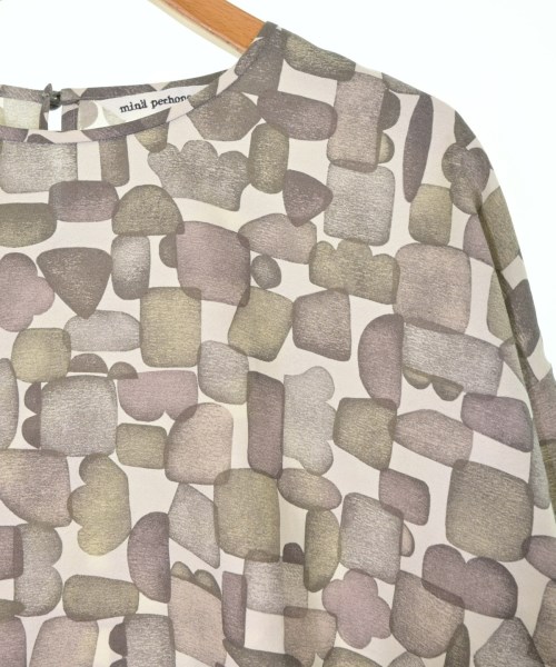 mina perhonen（ミナペルホネン）カジュアルシャツ 茶 サイズ:36(S位) レディース/2200642203014