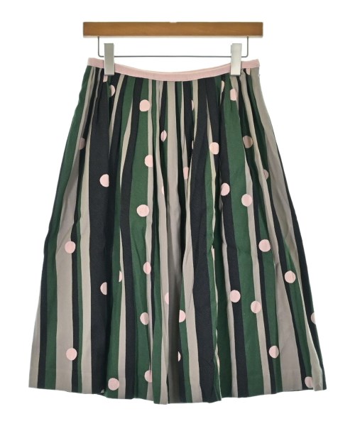 mina perhonen(ミナペルホネン)ひざ丈スカート 緑 サイズ:-(M位)/2200642804037