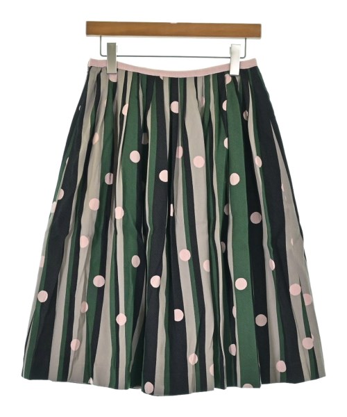 mina perhonen（ミナペルホネン）ひざ丈スカート 緑 サイズ:-(M位) レディース/2200642804037
