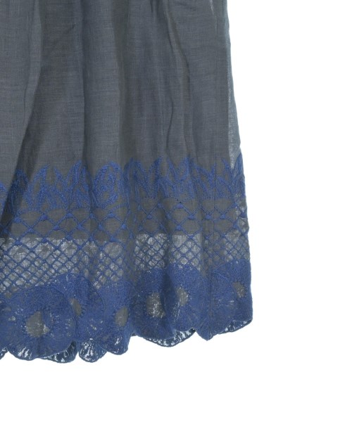 mina perhonen（ミナペルホネン）ひざ丈スカート 紺 サイズ:38(M位) レディース/2200644114028