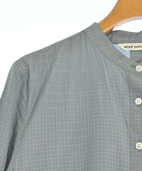 mina perhonen（ミナペルホネン）シャツワンピース グレー サイズ:38(M位) レディース/2200610681097