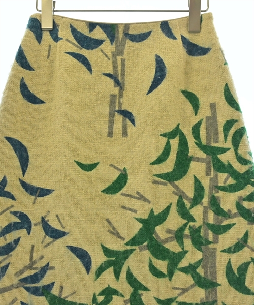 mina perhonen（ミナペルホネン）ひざ丈スカート ベージュ サイズ:-(S位) レディース/2200624163022