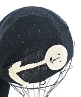 mina perhonen（ミナペルホネン）ニットキャップ・ビーニー 黒 サイズ:-(M位) レディース/2200624163046