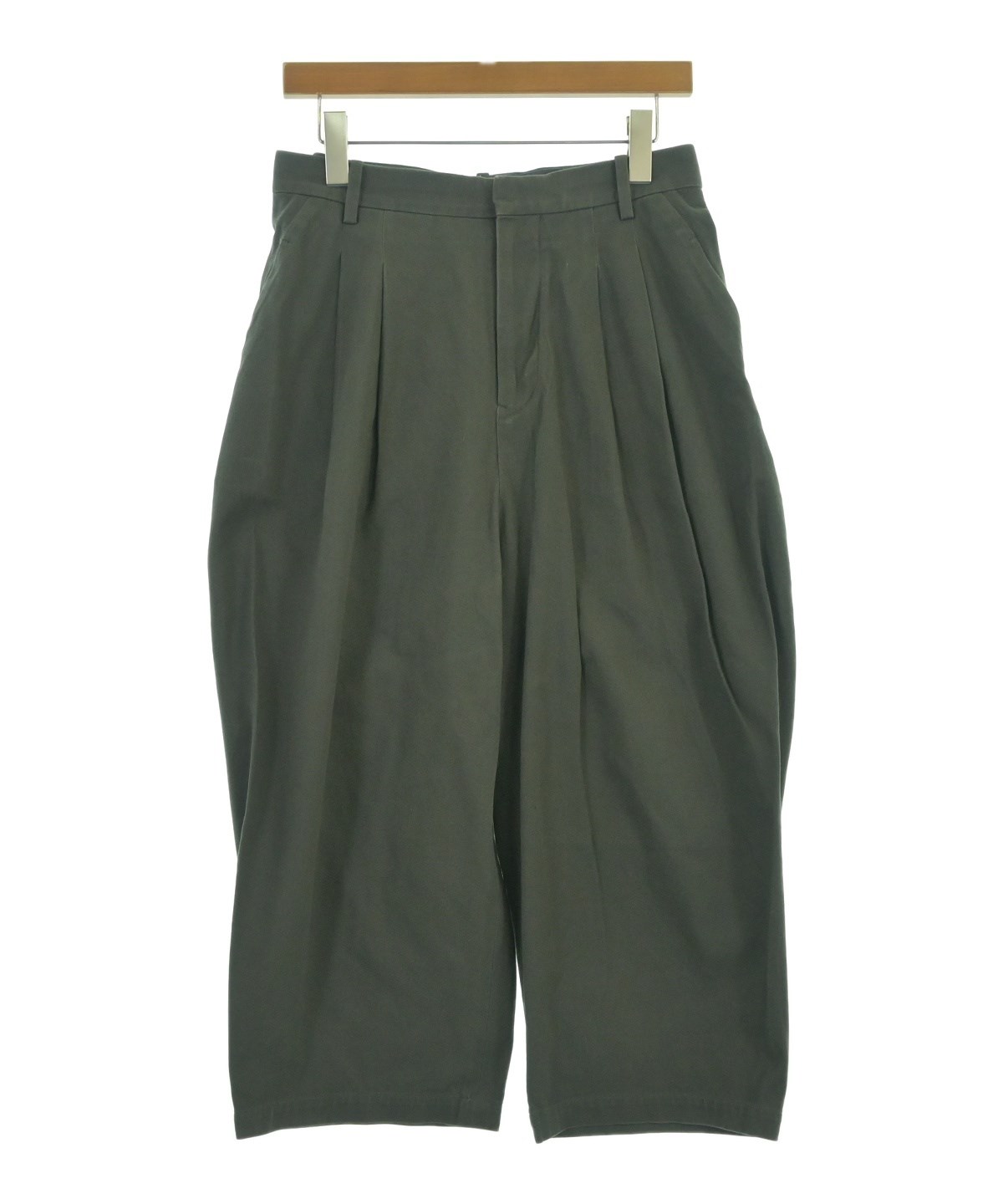 mina perhonen（ミナペルホネン）クロップドパンツ 緑 サイズ:38(M位