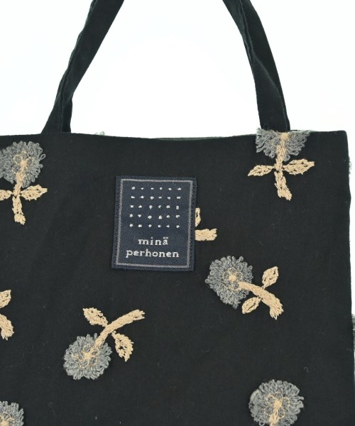 mina perhonen（ミナペルホネン）ハンドバッグ 黒 サイズ:- レディース/2200631982029