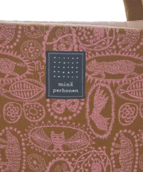 mina perhonen（ミナペルホネン）トートバッグ 茶 サイズ:- レディース/2200616708101