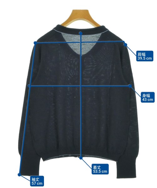 mina perhonen（ミナペルホネン）カーディガン 紺 サイズ:38(M位) レディース/2200619981013