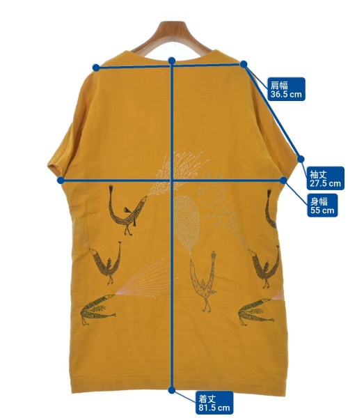 mina perhonen（ミナペルホネン）ワンピース オレンジ サイズ:36(S位) レディース/2200631303060