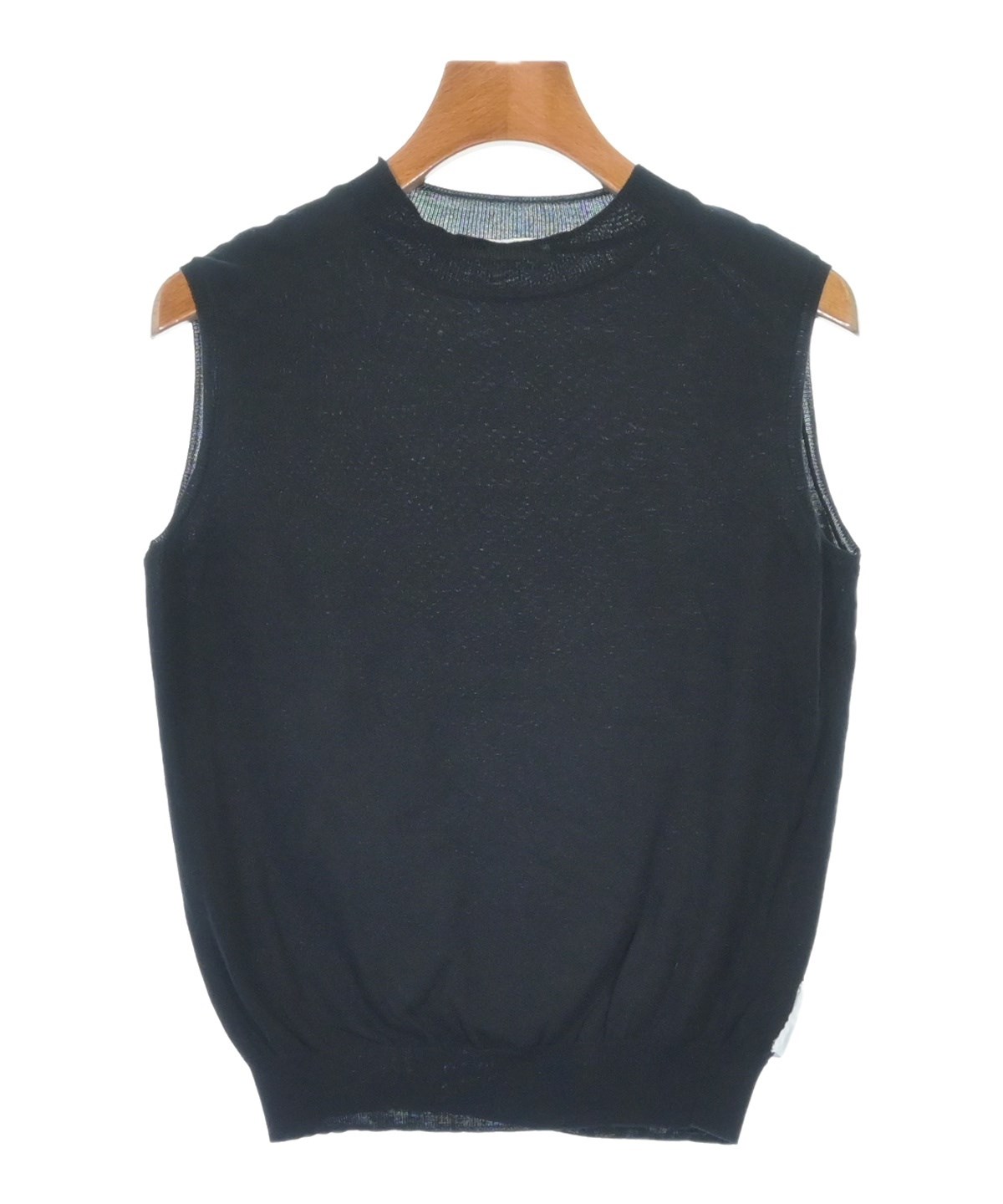 ミナペルホネン　黒いVネックベスト ミナペルホネン 黒いVネックベスト