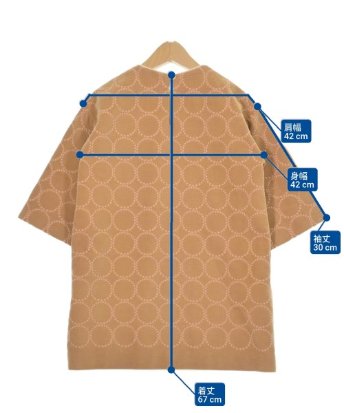 mina perhonen（ミナペルホネン）ワンピース ベージュ サイズ:120(7T-8T) レディース/2200612050198