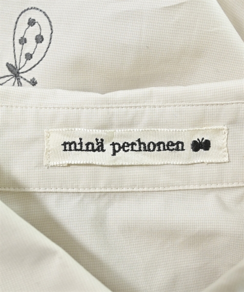 mina perhonen（ミナペルホネン）カジュアルシャツ 白 サイズ:36(S位) レディース/2200613220019