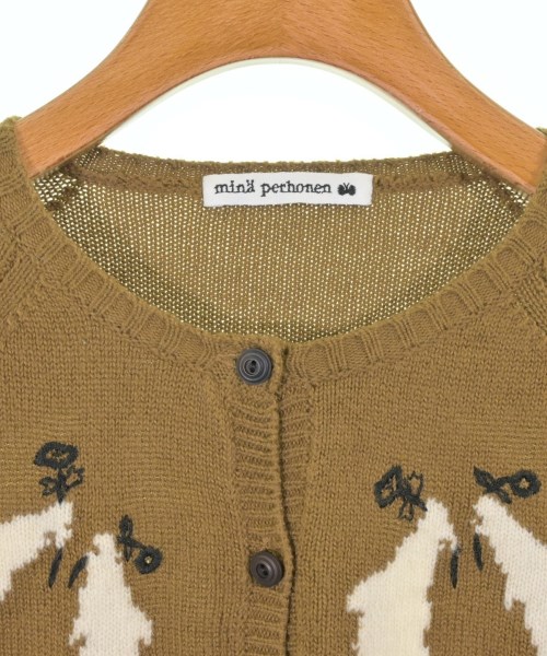 mina perhonen（ミナペルホネン）カーディガン 茶 サイズ:38(M位) レディース/2200613478151