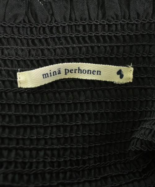 mina perhonen（ミナペルホネン）ひざ丈スカート 黒 サイズ:36(S位) レディース/2200609440032