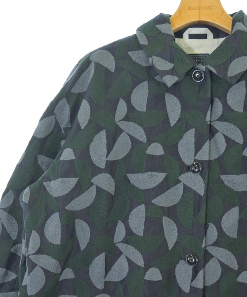 mina perhonen（ミナペルホネン）ステンカラーコート 紺 サイズ:38(M位) レディース/2200674562011