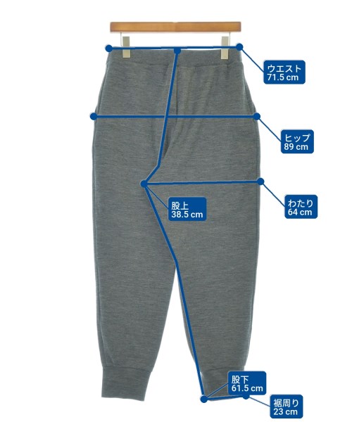 mina perhonen（ミナペルホネン）クロップドパンツ グレー サイズ:40(M位) レディース/2200674562073