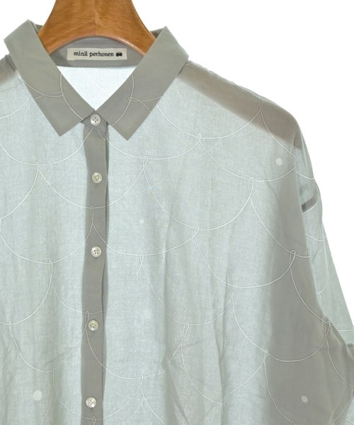 mina perhonen（ミナペルホネン）カジュアルシャツ グレー サイズ:38(M位) レディース/2200676044041